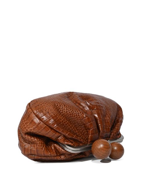 Borsa Pasticcino Bag Medium WKAALISSO in pelle con stampa Cocco WEEKEND MAX MARA | 2615511194600001